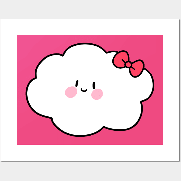 Cute Girly Cloud Wall Art by saradaboru